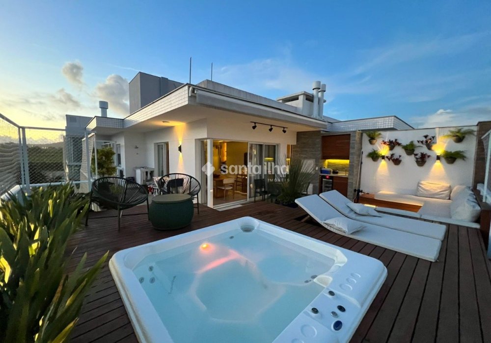Cobertura à venda com 176m², 3 quartos, 1 suíte, 2 vagas no bairro Novo Campeche em Florianópolis - Foto 1