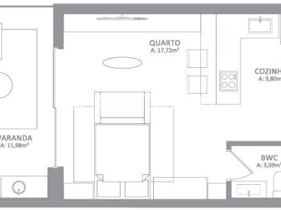 Studio à venda com 42m², 1 quarto no bairro Campeche em Florianópolis - Foto 18