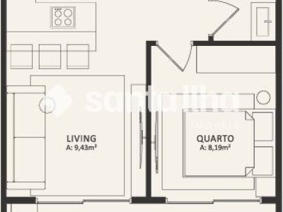 Apartamento à venda com 45m², 1 quarto, 1 vaga no bairro Morro das Pedras em Florianópolis - Foto 25
