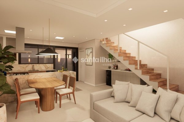 Casa à venda com 122m², 3 quartos, 1 suíte, 1 vaga no bairro Santa Mônica em Florianópolis