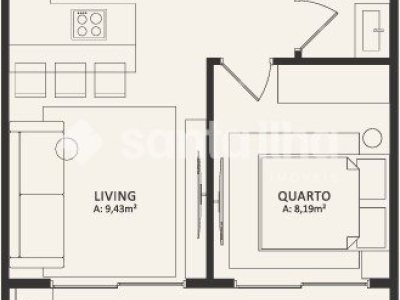 Apartamento à venda com 45m², 1 quarto, 1 vaga no bairro Morro das Pedras em Florianópolis - Foto 26