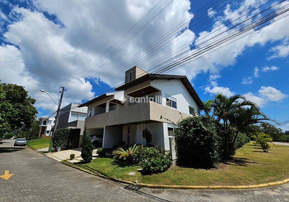 Casa em Condomínio à venda com 312m², 4 quartos, 4 suítes, 2 vagas no bairro Campeche em Florianópolis - Foto 1