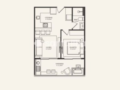 Apartamento à venda com 45m², 1 quarto, 1 vaga no bairro Morro das Pedras em Florianópolis - Foto 2