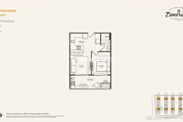 Apartamento à venda com 45m², 1 quarto, 1 vaga no bairro Morro das Pedras em Florianópolis