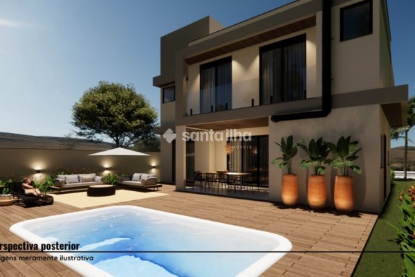 Casa em Condomínio à venda com 238m², 4 quartos, 3 suítes, 2 vagas no bairro São João do Rio Vermelho em Florianópolis