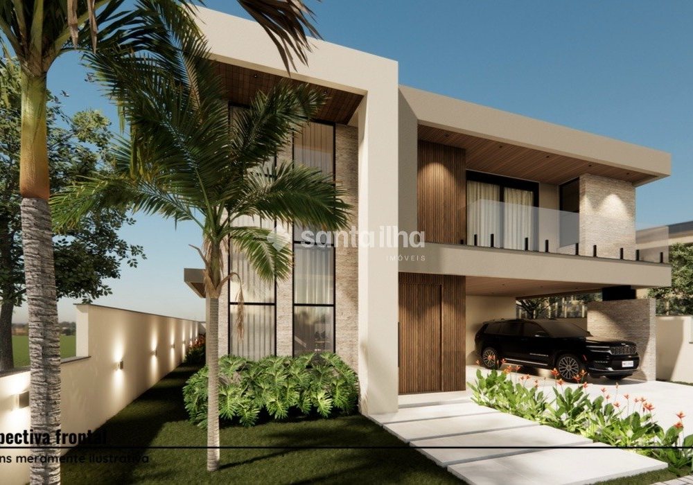 Casa em Condomínio à venda com 238m², 4 quartos, 3 suítes, 2 vagas no bairro São João do Rio Vermelho em Florianópolis - Foto 1
