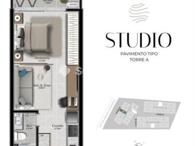 Studio à venda com 34m², 1 quarto, 1 vaga no bairro Rio Tavares em Florianópolis - Foto 8