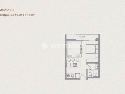 Cobertura à venda com 34m², 1 quarto, 1 suíte, 1 vaga no bairro Campeche em Florianópolis - Foto 3