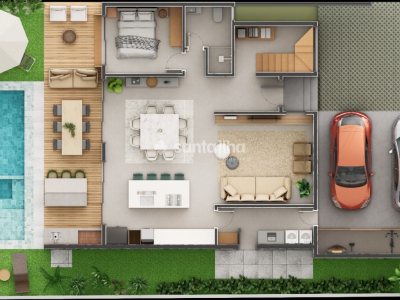 Casa em Condomínio à venda com 309m², 4 quartos, 3 suítes, 2 vagas no bairro Rio Tavares em Florianópolis - Foto 7