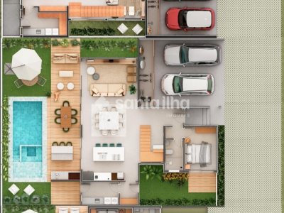 Casa em Condomínio à venda com 309m², 4 quartos, 3 suítes, 2 vagas no bairro Rio Tavares em Florianópolis - Foto 14