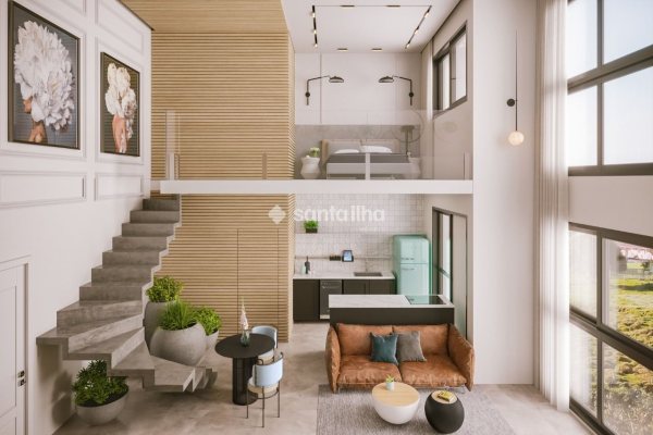 Loft à venda com 60m², 1 quarto, 1 suíte, 1 vaga no bairro Campeche em Florianópolis