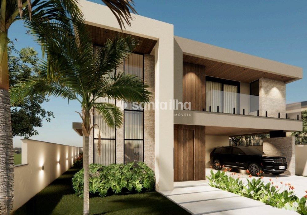 Casa em Condomínio à venda com 238m², 3 quartos, 3 suítes, 2 vagas no bairro São João do Rio Vermelho em Florianópolis - Foto 1