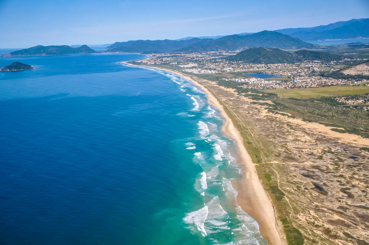 Principais praias do sul da ilha de Florianópolis